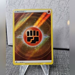 Pokemon TCG Fighting Energy 157/159 Crown Zenith Textured Full Art Holo Rare